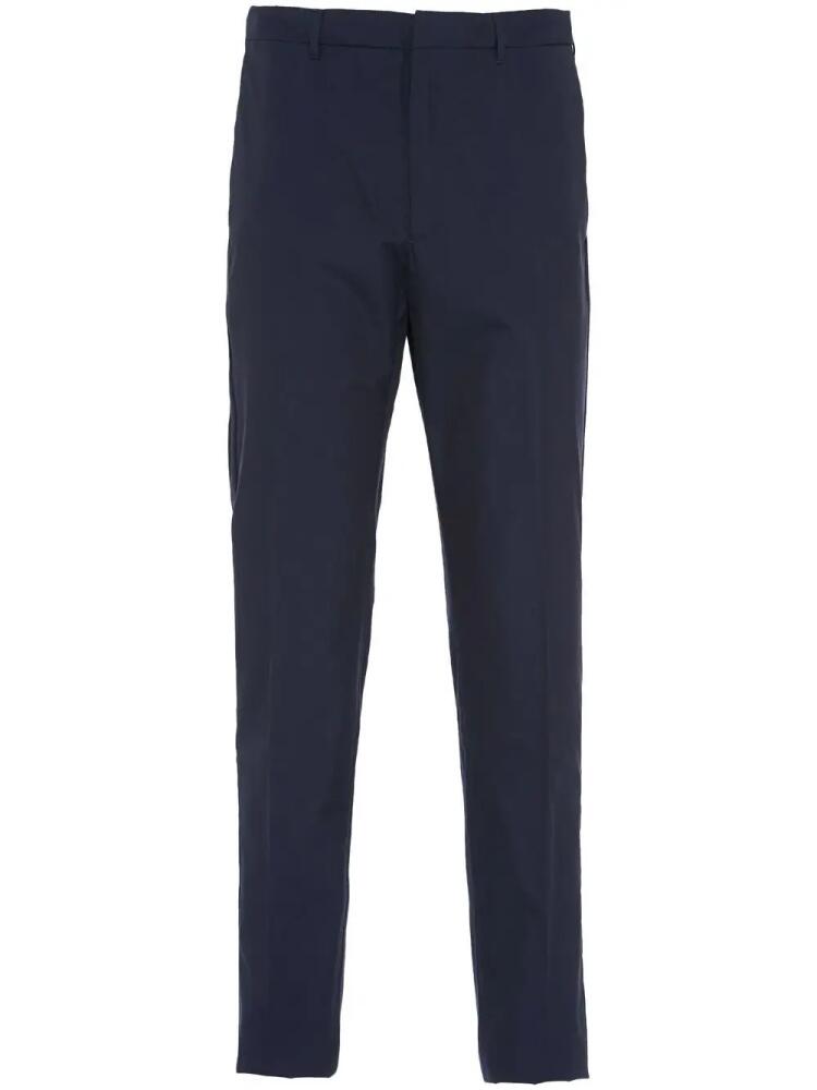 Prada cotton tailored trousers - Blue Cover