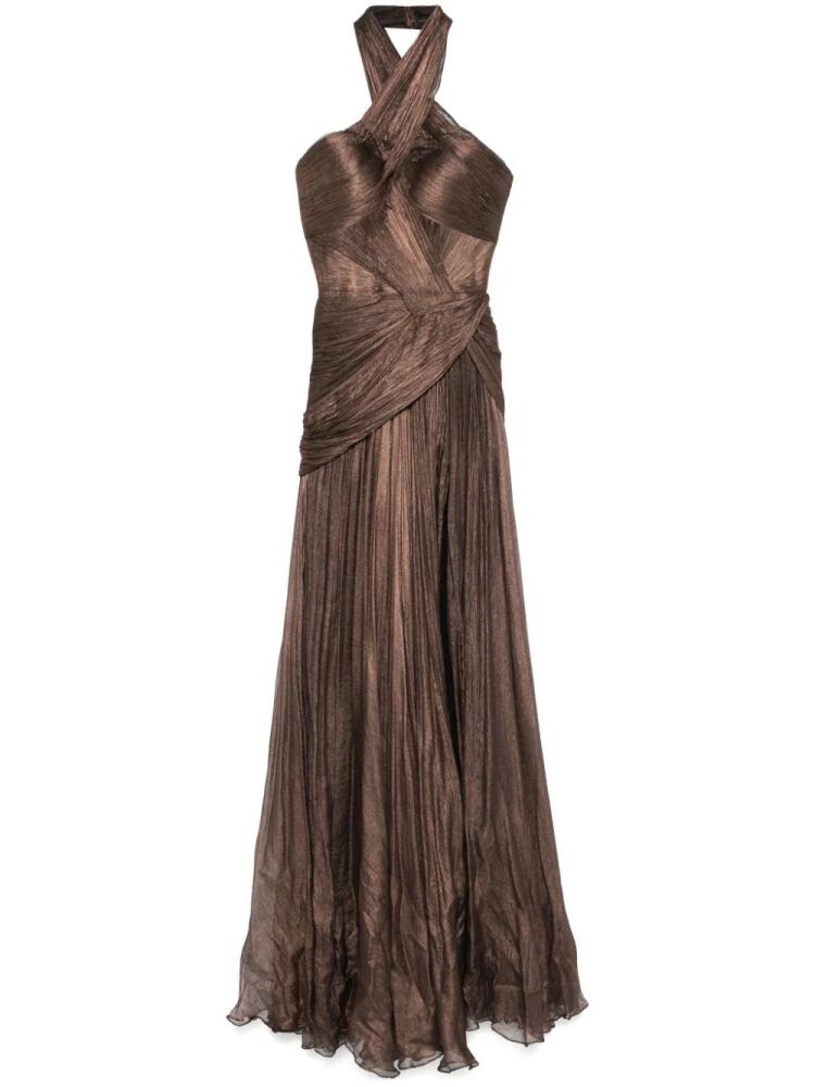 Iris Serban Floris maxi dress - Brown Cover