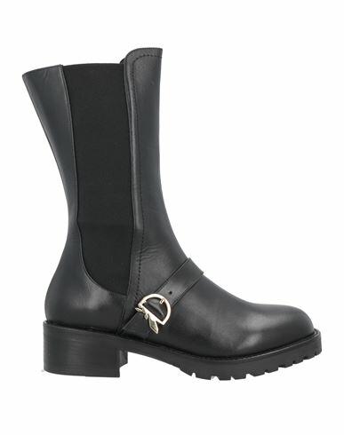 Patrizia Pepe Woman Boot Black Soft Leather Cover