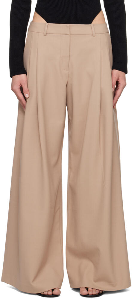 ANNA QUAN Tan Joan Trousers Cover