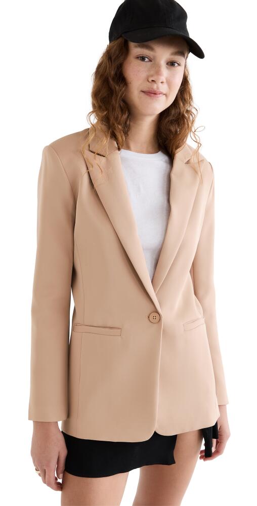 English Factory Single Breasted Blazer Beige Cover