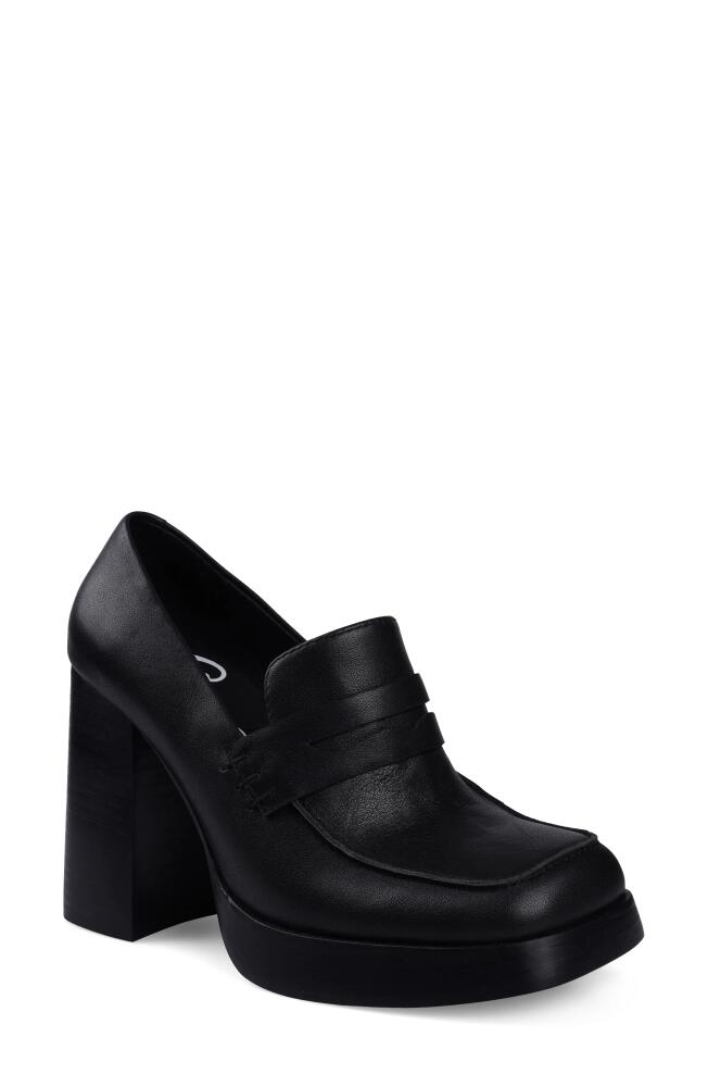 Candie's Hiss Platform Loafer Pump in Black Cover