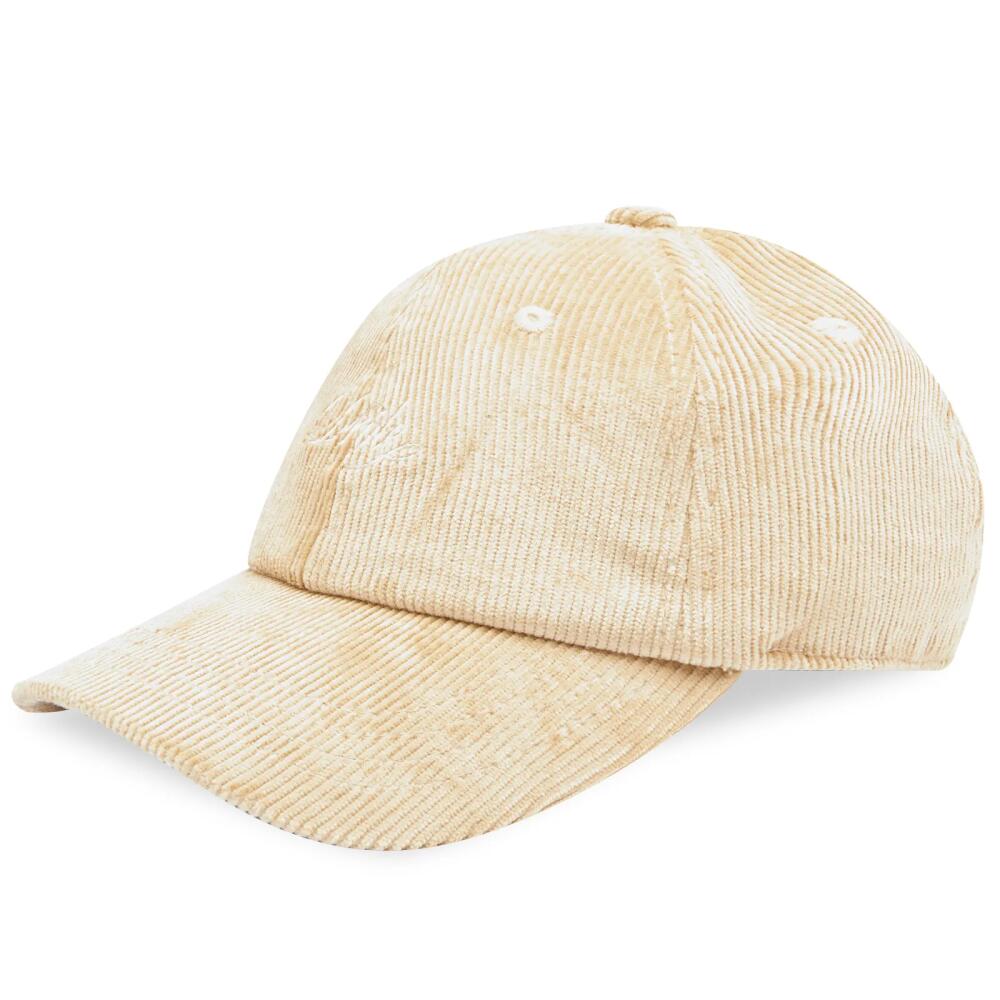 Drole de Monsieur Drôle De Monsieur Presented by END. Embroidered Corduroy Cap in Beige Cover