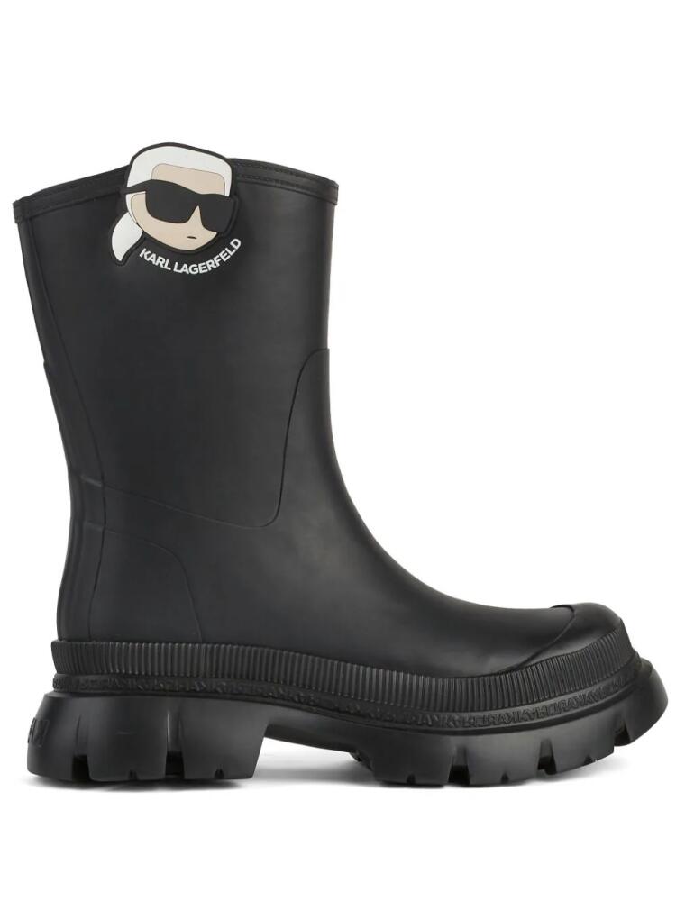 Karl Lagerfeld Trekka rain boots - Black Cover