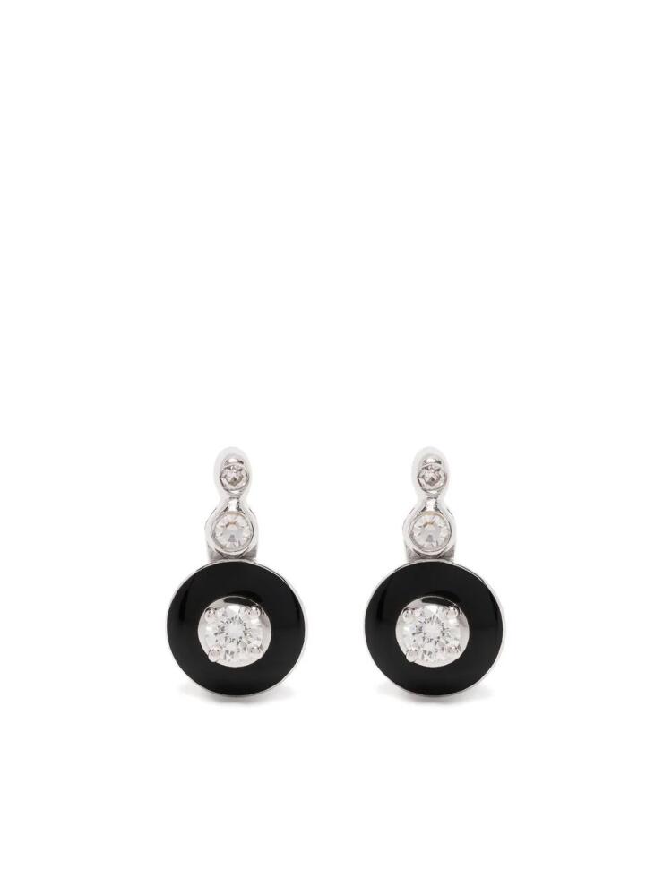 Selim Mouzannar 18kt white gold Mina diamond earrings - Silver Cover