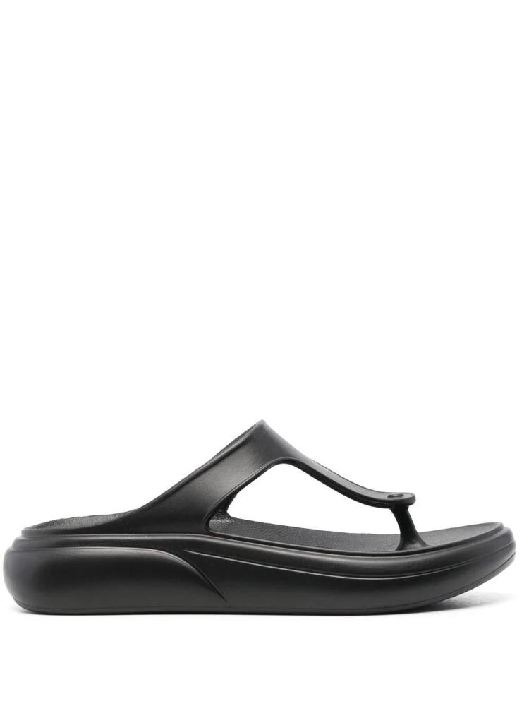 Stuart Weitzman open toe flip flops - Black Cover