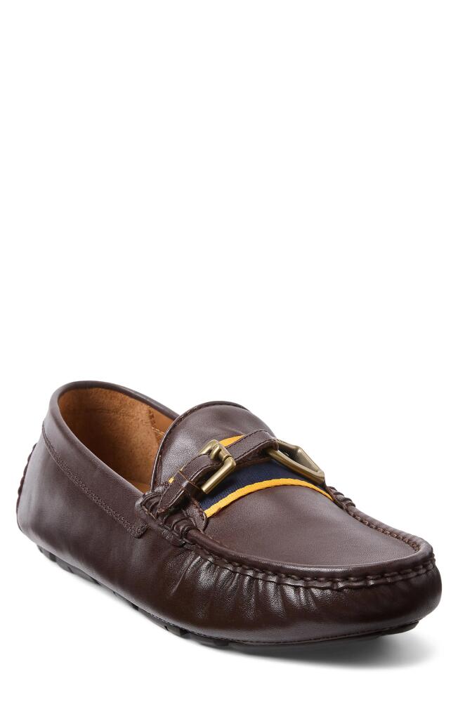 Polo Ralph Lauren Anders Buckle Bit Loafer in Dark Brown Cover