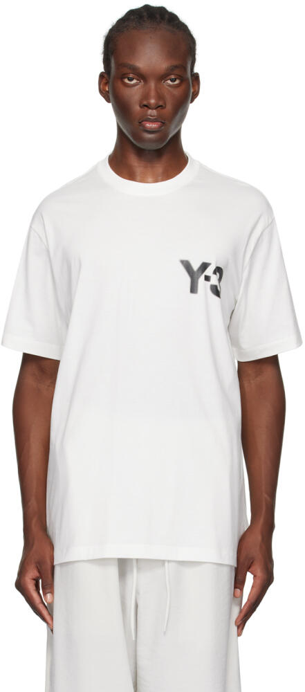 Y-3 White Logo T-Shirt Cover