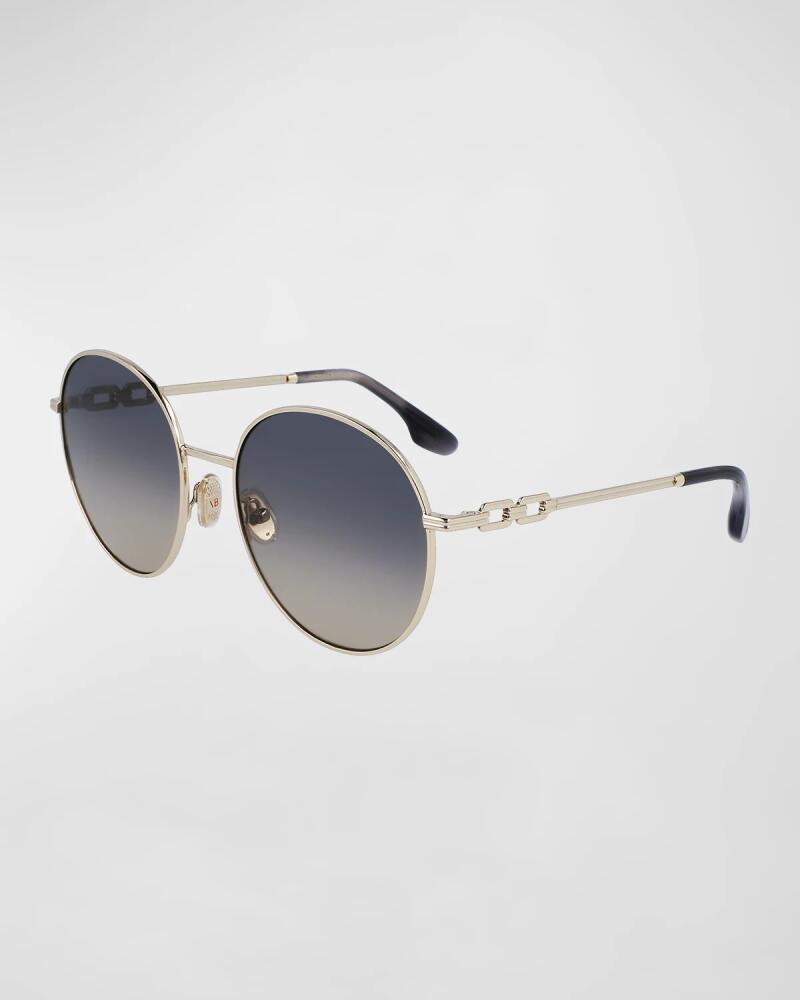 Victoria Beckham Round Chain Metal Sunglasses Cover