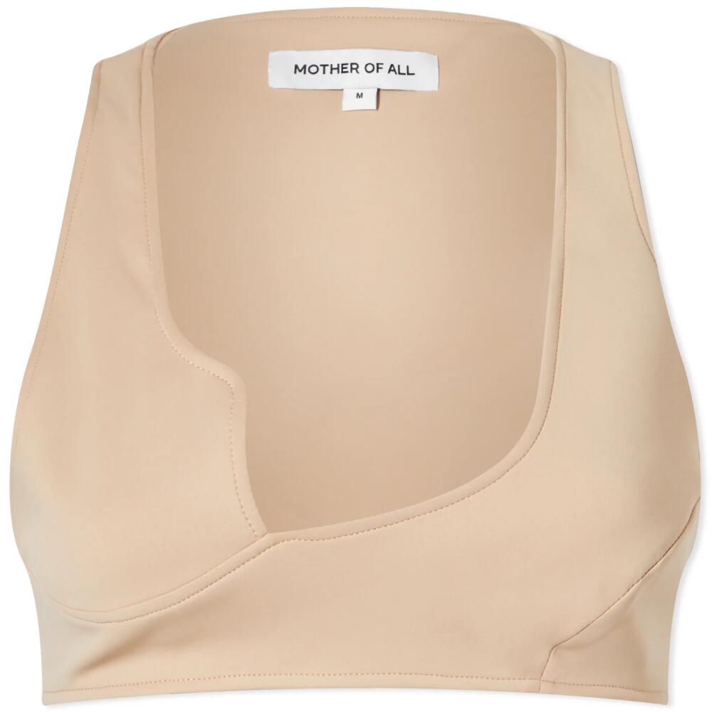 Mother of All Women's Cecilia Bralette Top in Beige Cover