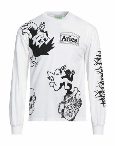 Aries Man T-shirt White Cotton Cover