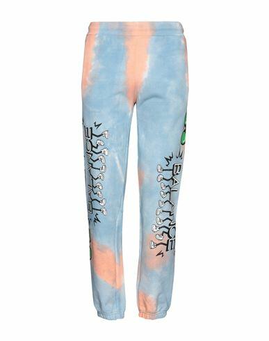 Market Work Life Balance Tie-dye Sweatpants Man Pants Sky blue Cotton Cover