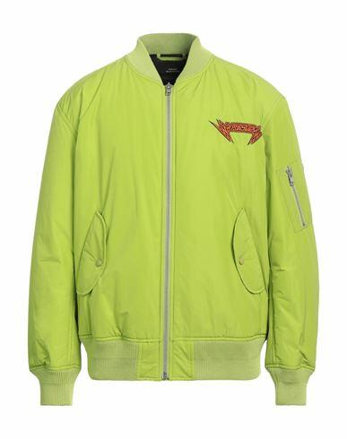 Rassvet Man Jacket Acid green Polyester Cover