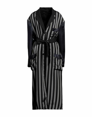 Maison Margiela Woman Overcoat & Trench Coat Midnight blue Wool Cover