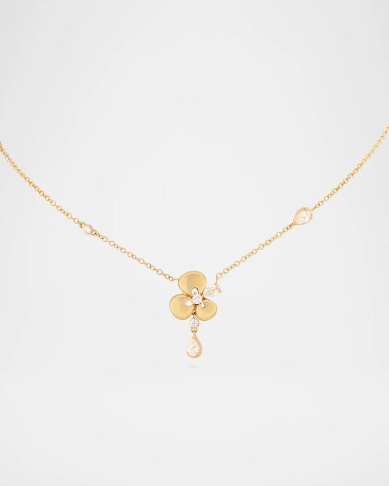 Miseno Ischia 18K Yellow Gold Pendant Necklace with Diamonds Cover