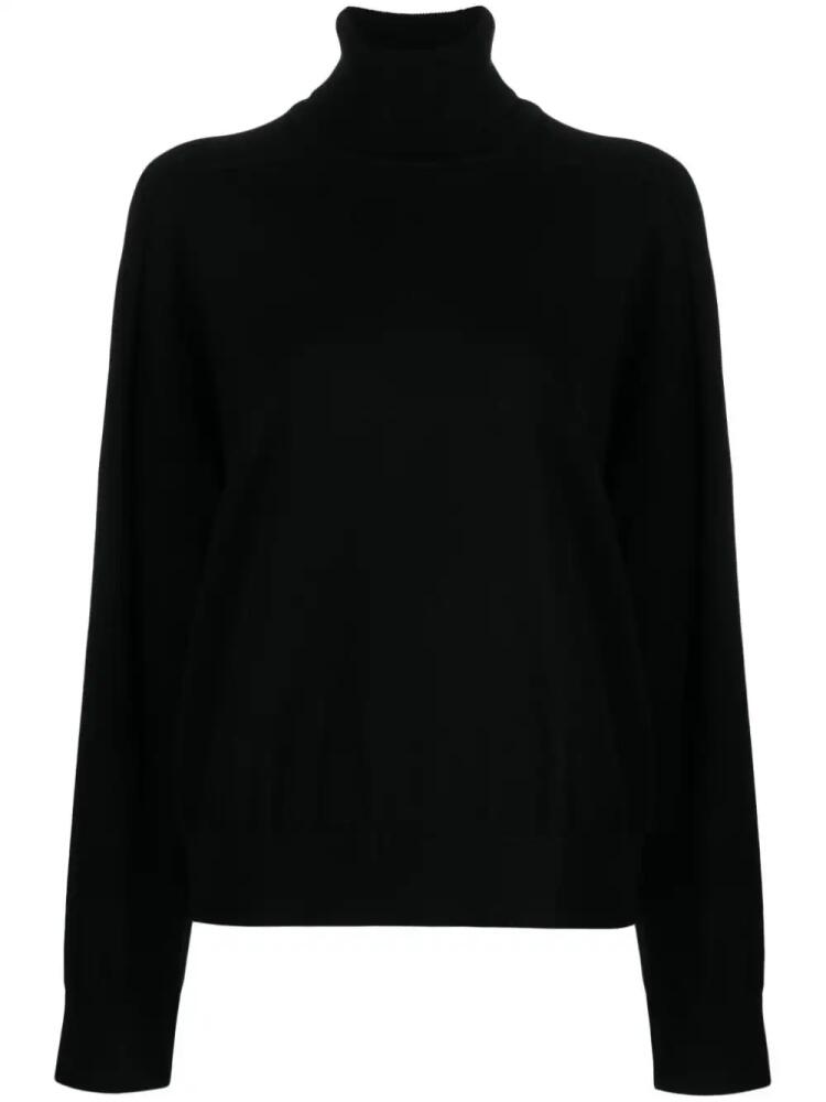 ARMARIUM roll-neck fine-knit jumper - Black Cover