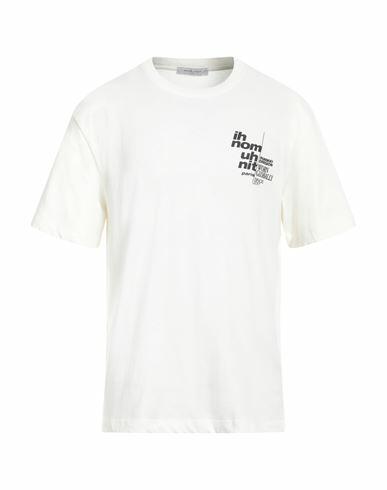 Ih Nom Uh Nit Man T-shirt White Cotton, Elastane Cover