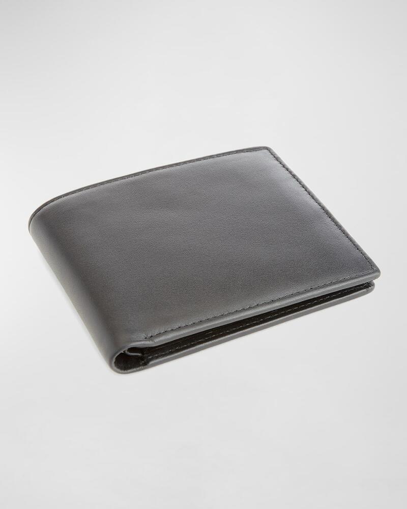 ROYCE New York Personalized Leather RFID-Blocking Trifold Wallet Cover