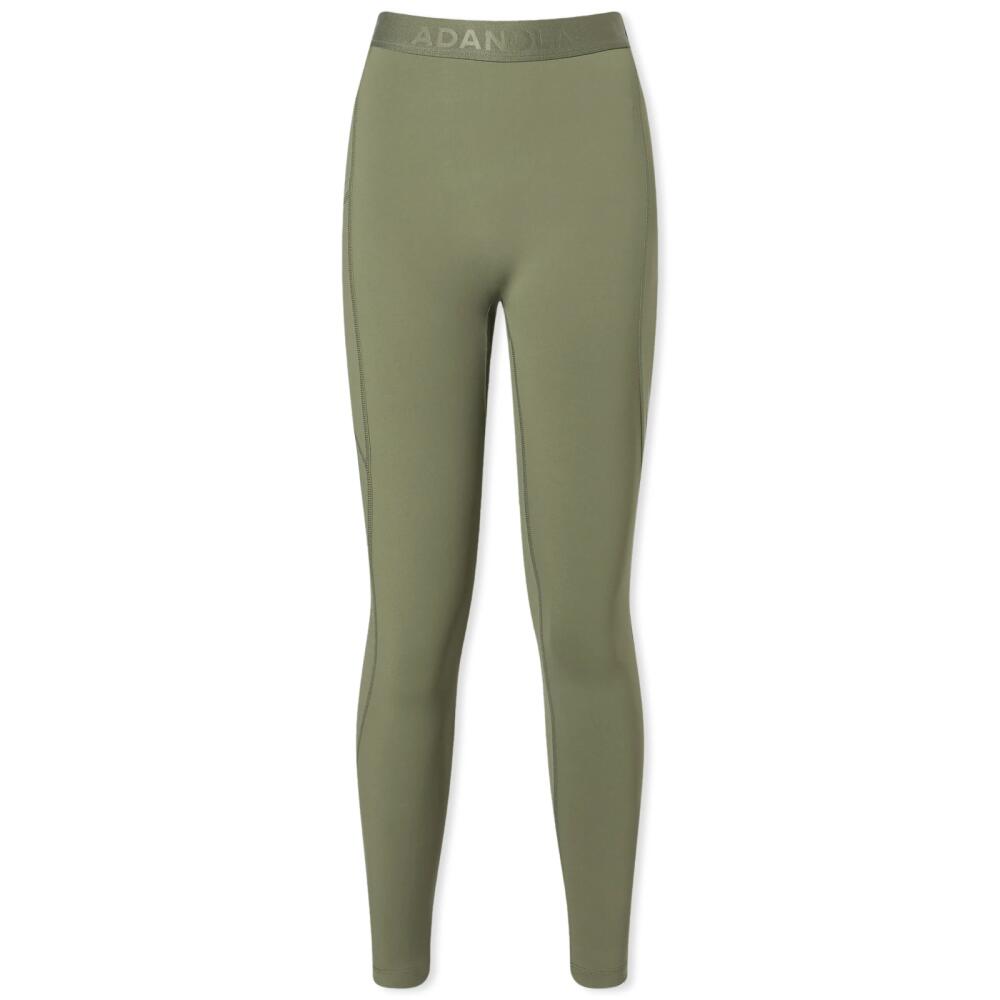 Adanola Women's Ultimate Branded Pocket Leggings in Khaki Cover