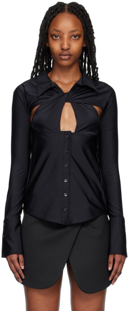 Coperni Black Cutout Shirt Cover