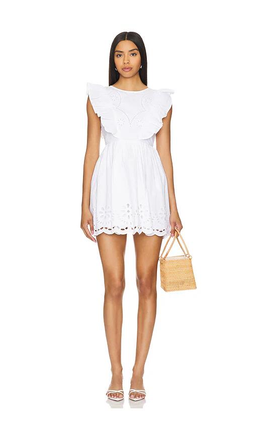 Tularosa Tess Mini Dress in White Cover