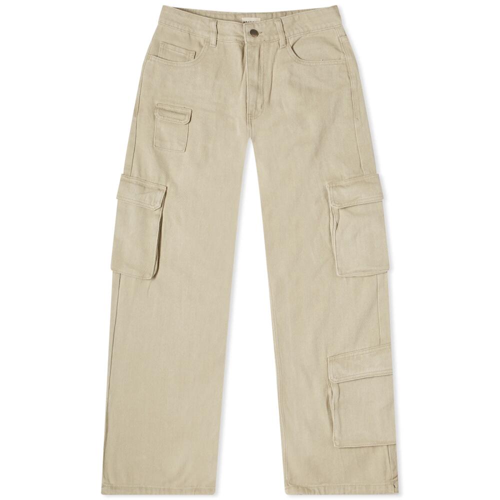 Adanola Women's Pocket Detail Cargo Pant in Stone Cover