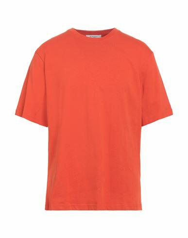 Ih Nom Uh Nit Man T-shirt Orange Cotton, Elastane Cover