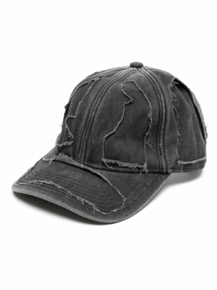 VETEMENTS Destroyed denim cap - Black Cover