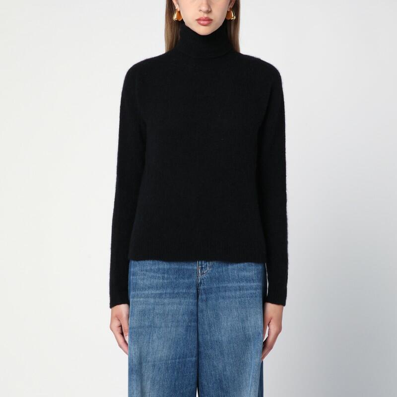 Roberto Collina Black cashmere-blend turtleneck sweater Cover