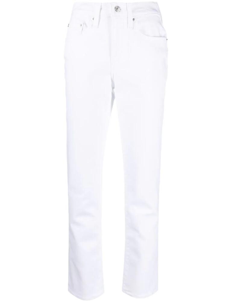 Levi's 724 high-waist slim-fit trousers - White Cover