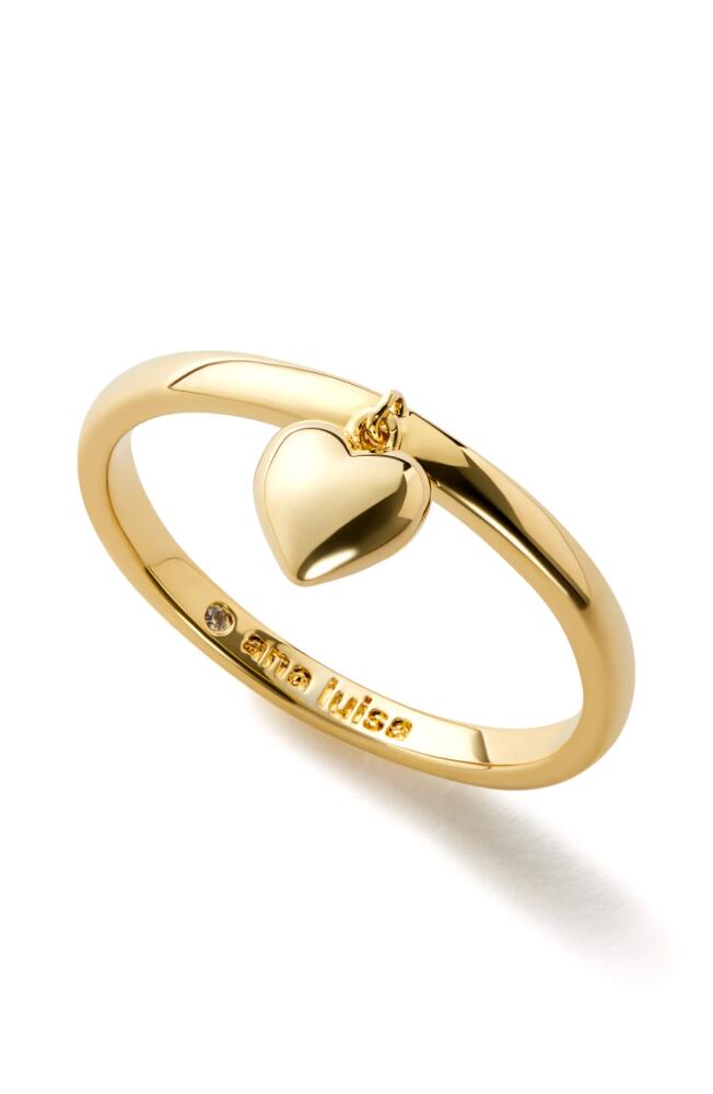 Ana Luisa Heart Ring - Leia in Gold Cover