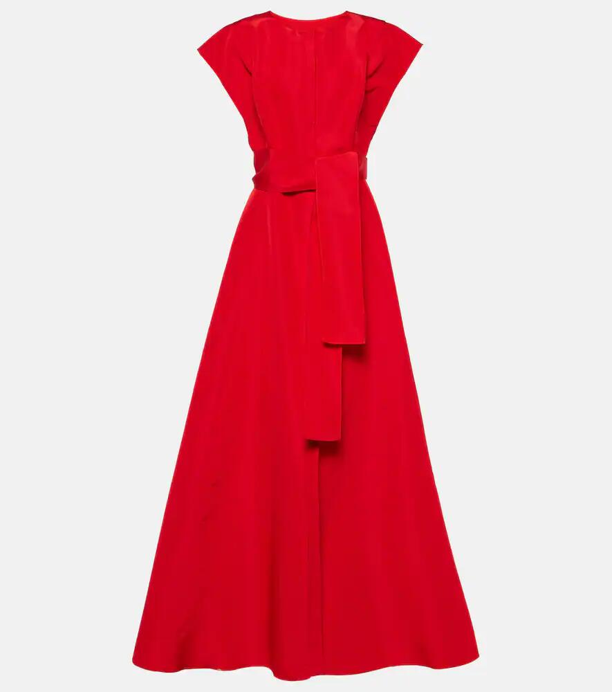 Carolina Herrera Belted silk gown Cover