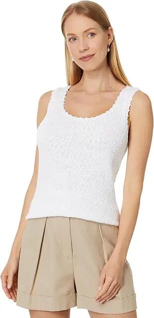 Tommy Bahama Waters Edge Scoop Neck Tank (White) Women's Clothing Cover