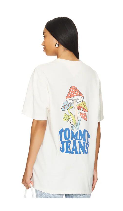 Tommy Jeans Novelty Graphic Tee in White Cover