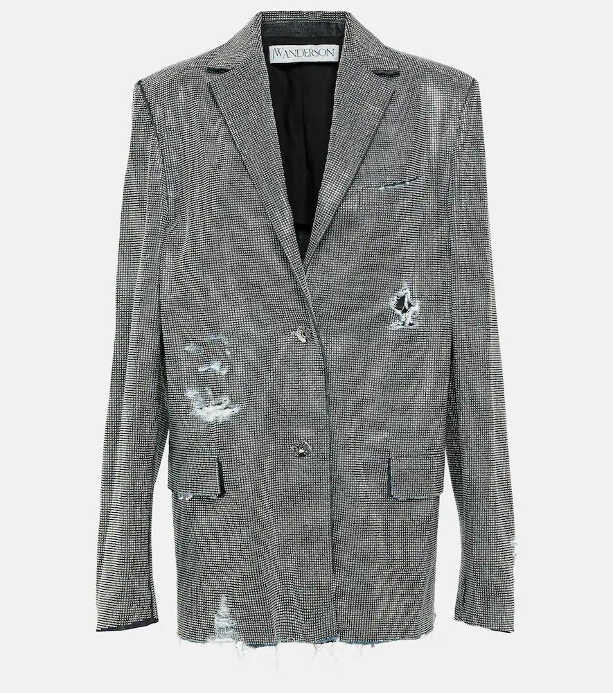 JW Anderson Embellished single-breasted blazer Cover