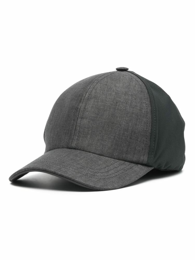 Sease panelled-design baseball cap - Grey Cover