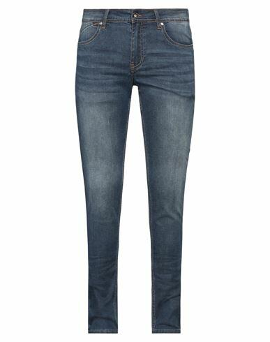 Take-two Man Jeans Blue Cotton, Polyester, Elastane Cover