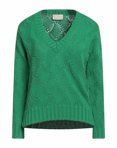 Drumohr Woman Sweater Green Cashmere Cover