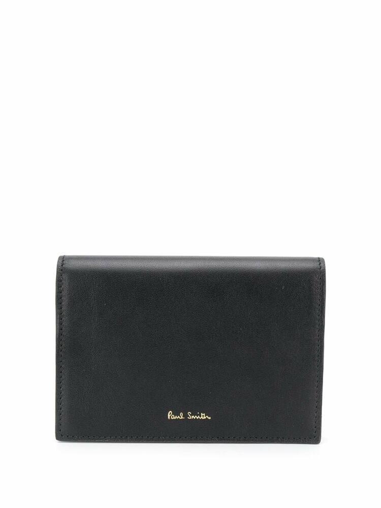 Paul Smith engraved logo wallet - Black Cover