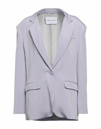 Hebe Studio Woman Blazer Lilac Acetate, Silk Cover