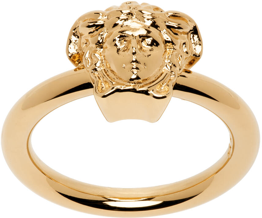 Versace Gold 'La Medusa' Ring Cover