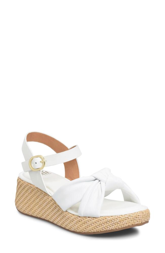 Söfft Farah Basketweave Platform Sandal in White Cover