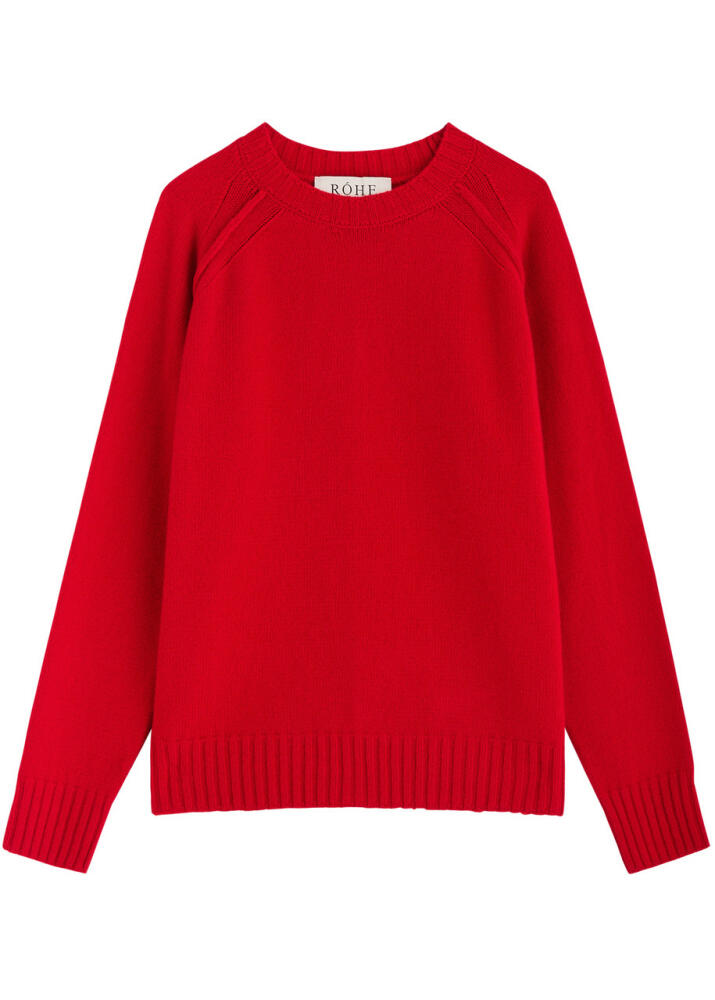 Rohe Wool-blend Jumper - Red Cover