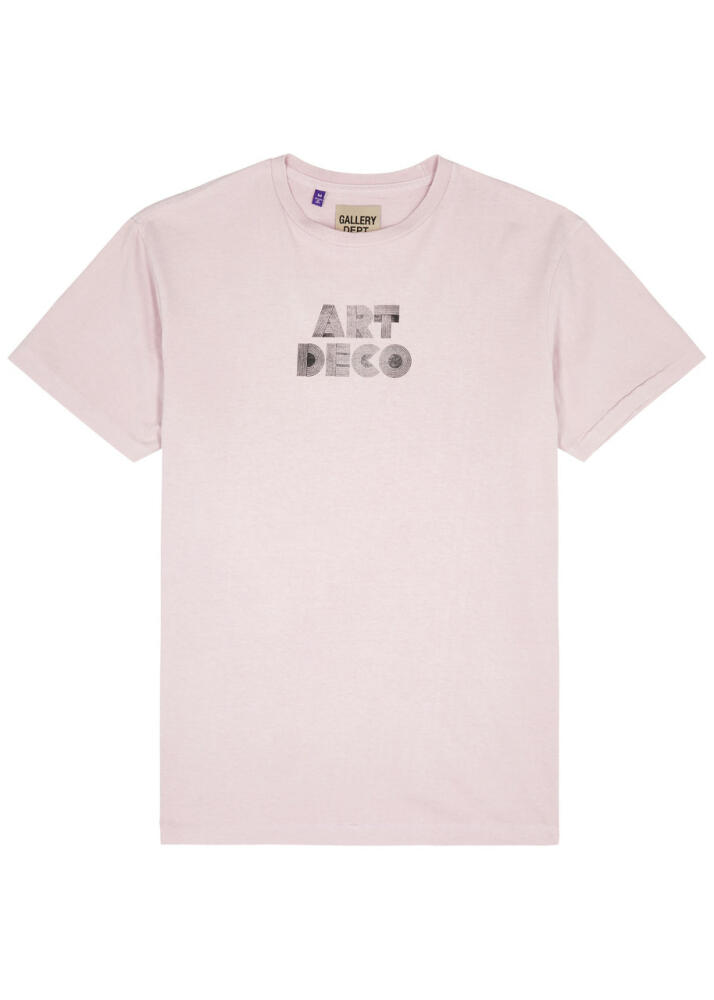 Gallery Dept. Art Deco Printed Cotton T-shirt - Lilac Cover