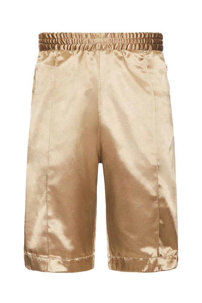 Engineered Garments Bb Short in Metallic Gold Cover