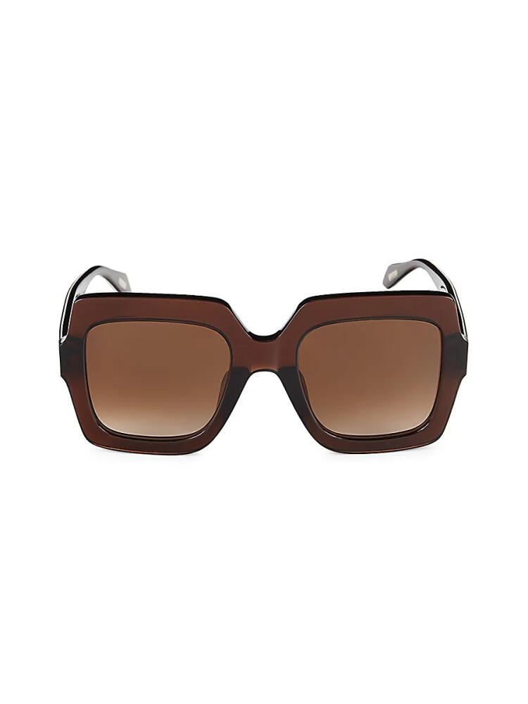 Just Cavalli Women's 53MM Square Sunglasses - Brown Cover