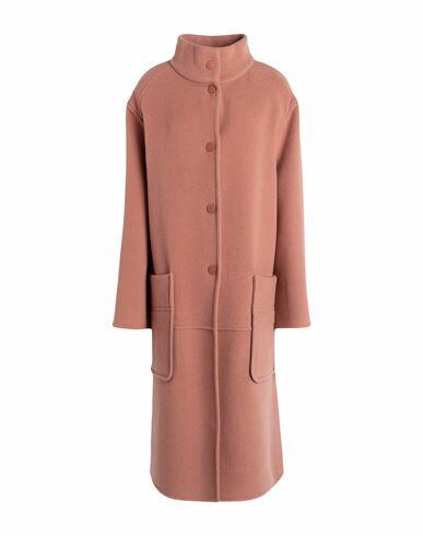 See By Chloé Woman Coat Pastel pink Virgin Wool, Polyamide Cover