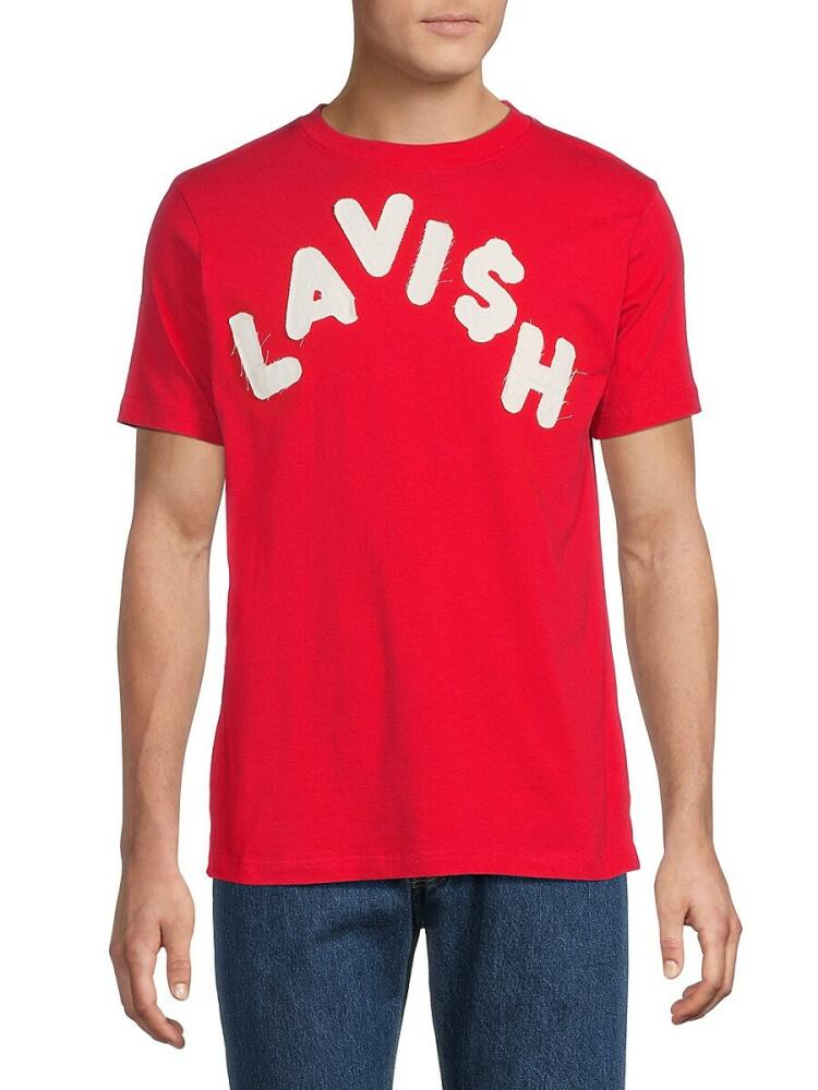 FWRD DENIM Men's Logo Short Sleeve Tee - Red Cover