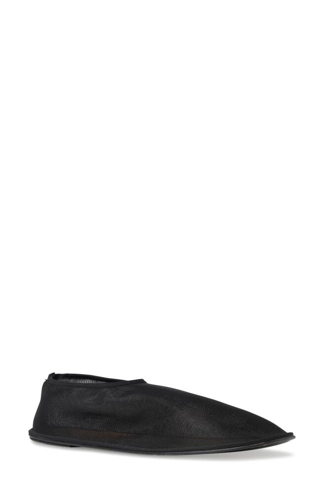 The Row Mesh Sock Flat in Black Cover