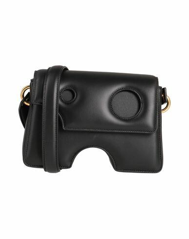 Off-white Woman Cross-body bag Black Leather Cover